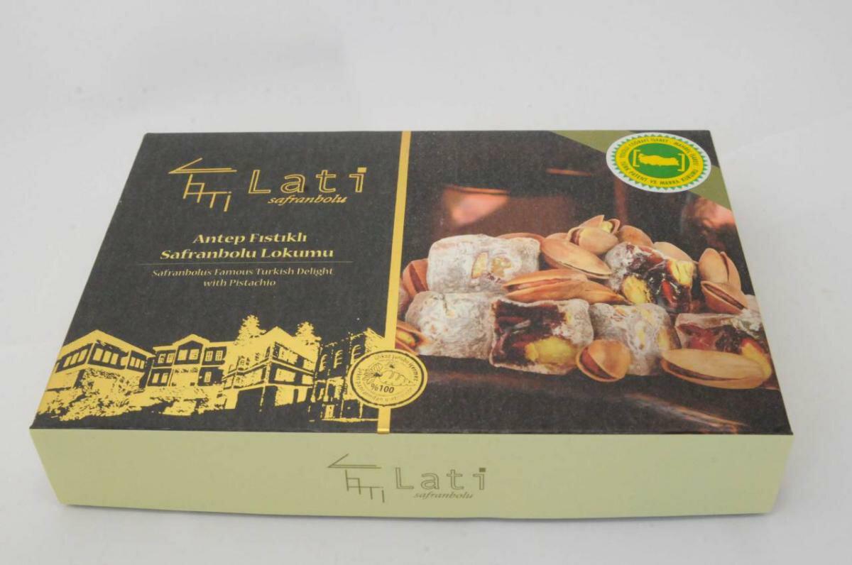 Lati Lokum Fıstıklı Çifte Kavrulmuş Lokum 320 gr