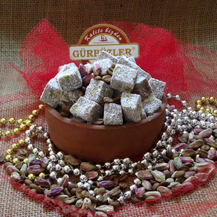 Gürbüzler Fıstıklı - Kahveli Lokum 1 kg