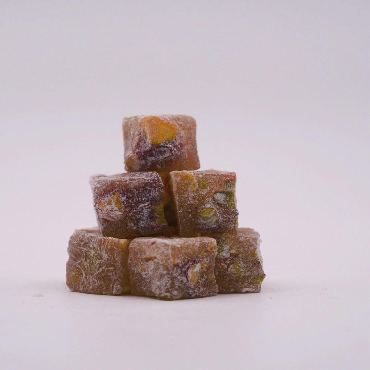 Özdamak Şekerleme Pudra Şekerli Fıstıklı Çifte Kavrulmuş Lokum 500 gr