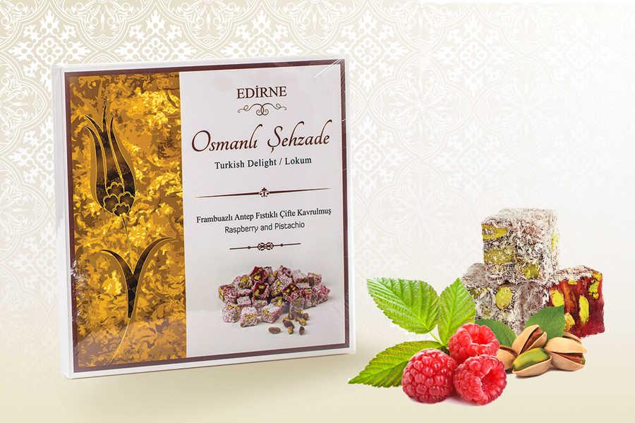 Osmanlı Şehzade Fıstıklı Çifte Kavrulmuş Lokum 500 gr