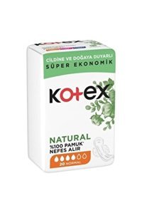 Kotex Natural Ultra Organik İnce 20'li Hijyenik Ped 1 Adet
