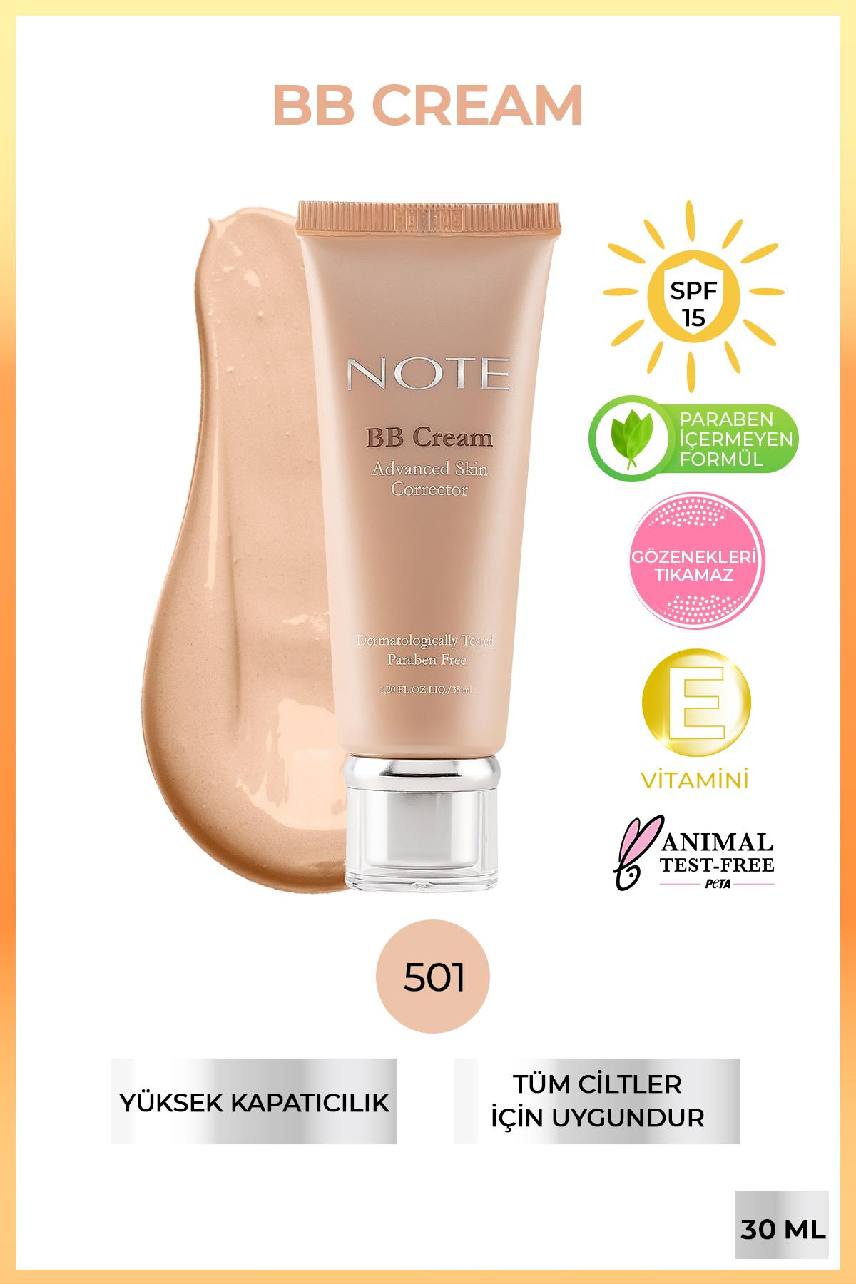 Note Cosmetique No:501 Karma Ciltler İçin BB Krem Orta Ton
