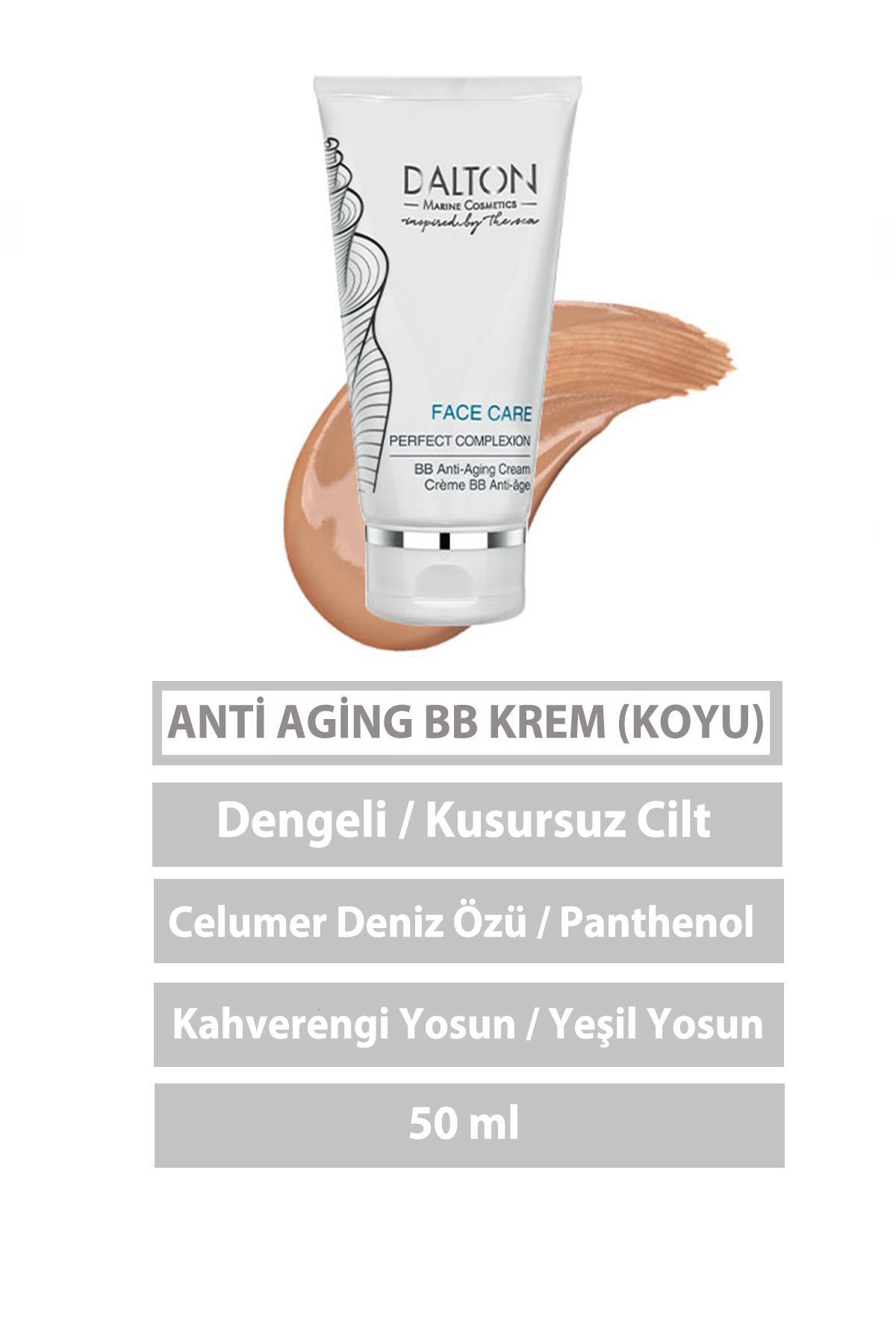 Dalton Marine Cosmetics Tüm Ciltler İçin Işıltılı BB Krem Koyu Ton