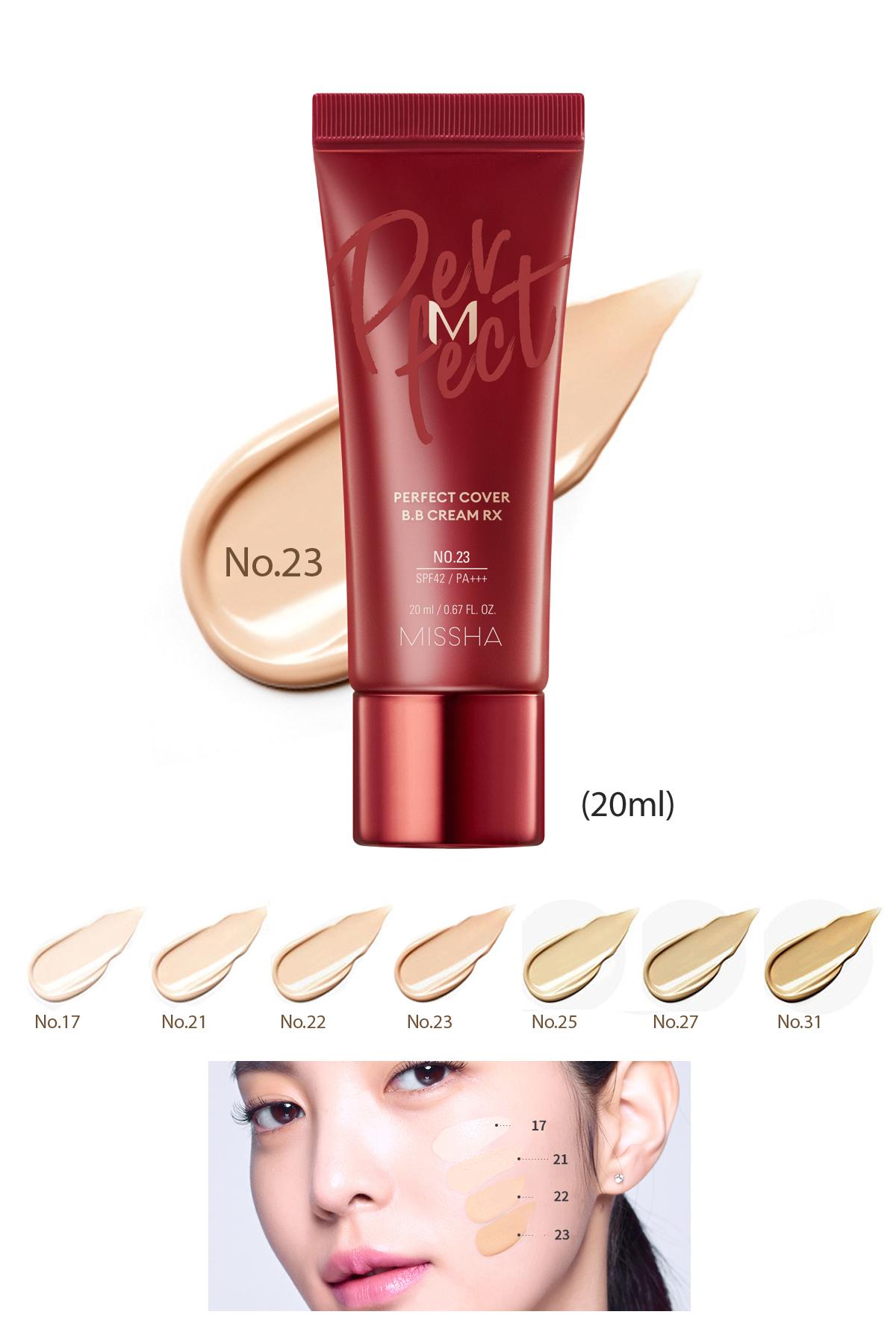 Missha M Perfect Cover No:23 Karma Ciltler İçin BB Krem Orta Ton
