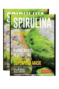 Dermal It's Real Superfood Spirulina Kağıt Yüz Maskesi 2x25 gr