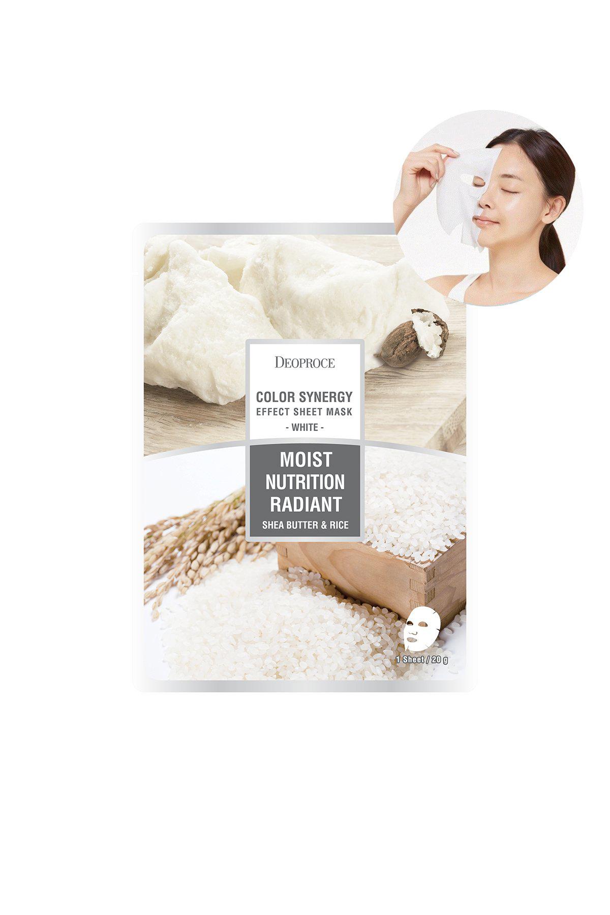 Deoproce Color Synergy Effect Sheet Nemlendirici Kağıt Yüz Maskesi 20 gr