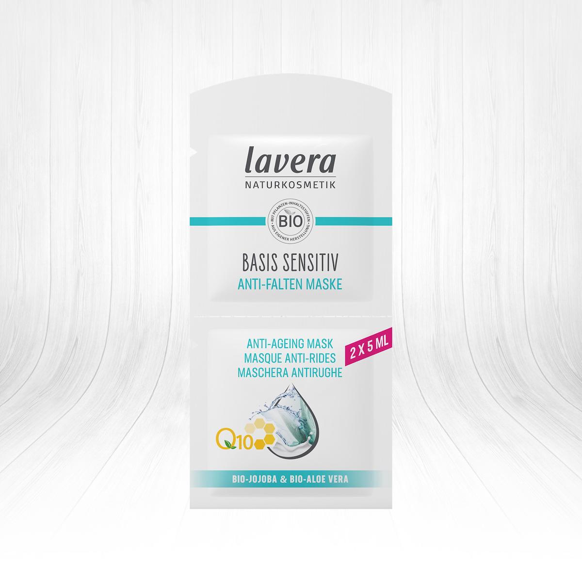 Lavera Basis Sensitiv Kağıt Yüz Maskesi 2x5 ml