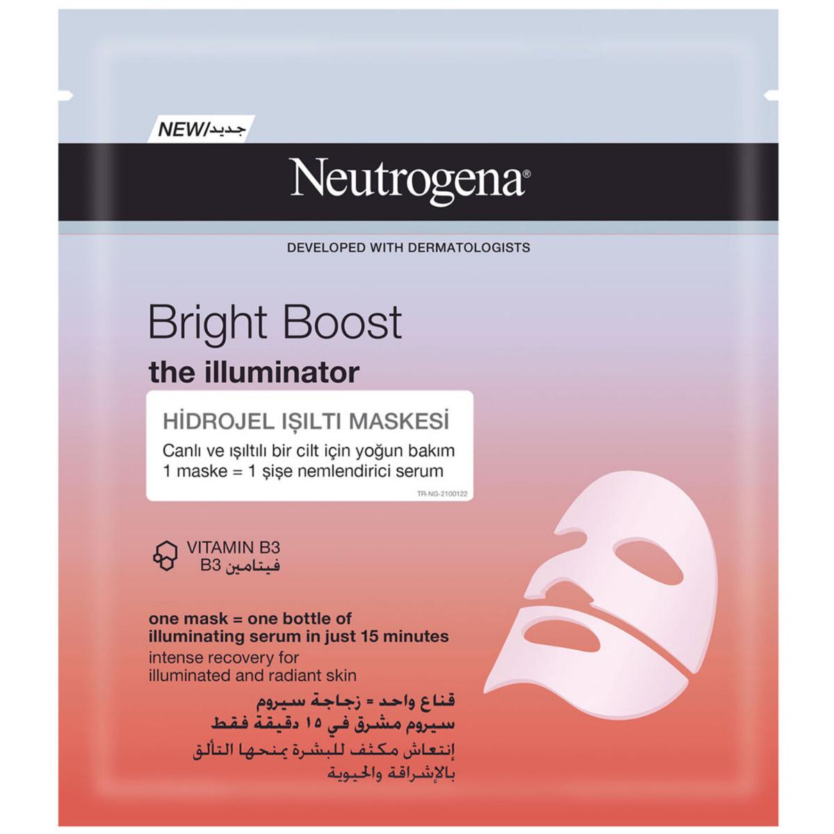 Neutrogena Bright Boost Jel Yüz Maskesi 30 ml