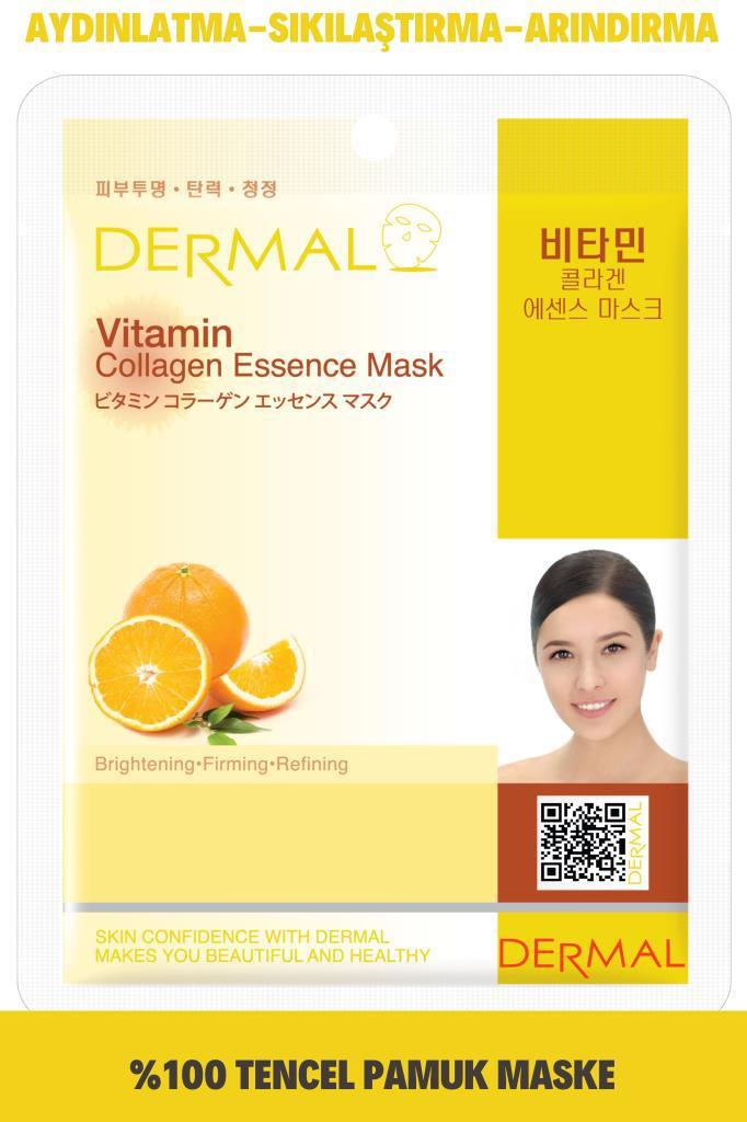 Dermal Collagen Essence Kağıt Yüz Maskesi 23 gr