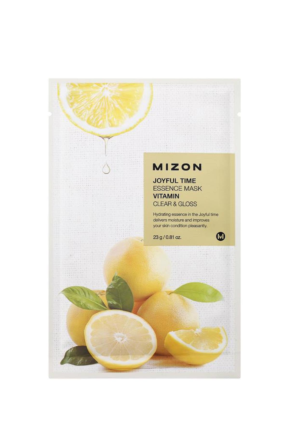 Mizon Joyful Time Essence Vitamin Nemlendirici Kağıt Yüz Maskesi 23 gr