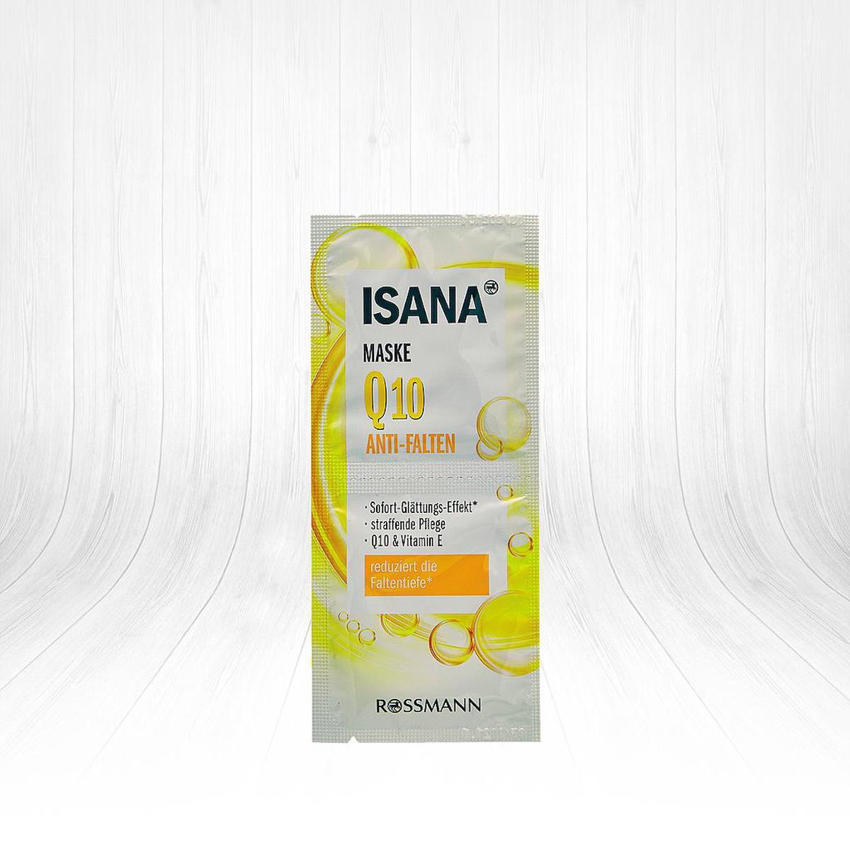Isana Q10 Anti-Falten Kağıt Yüz Maskesi 2x8 ml