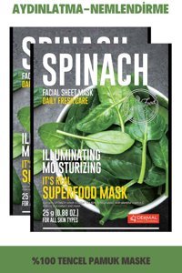 Dermal It's Real Superfood Nemlendirici Kağıt Yüz Maskesi 2x25 gr