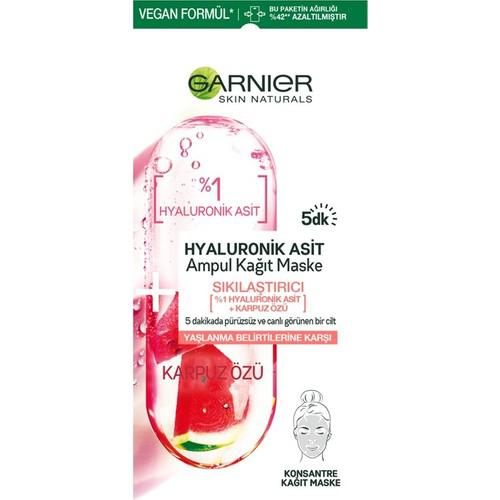 Garnier Hyaluronik Asit Kağıt Yüz Maskesi 15 gr