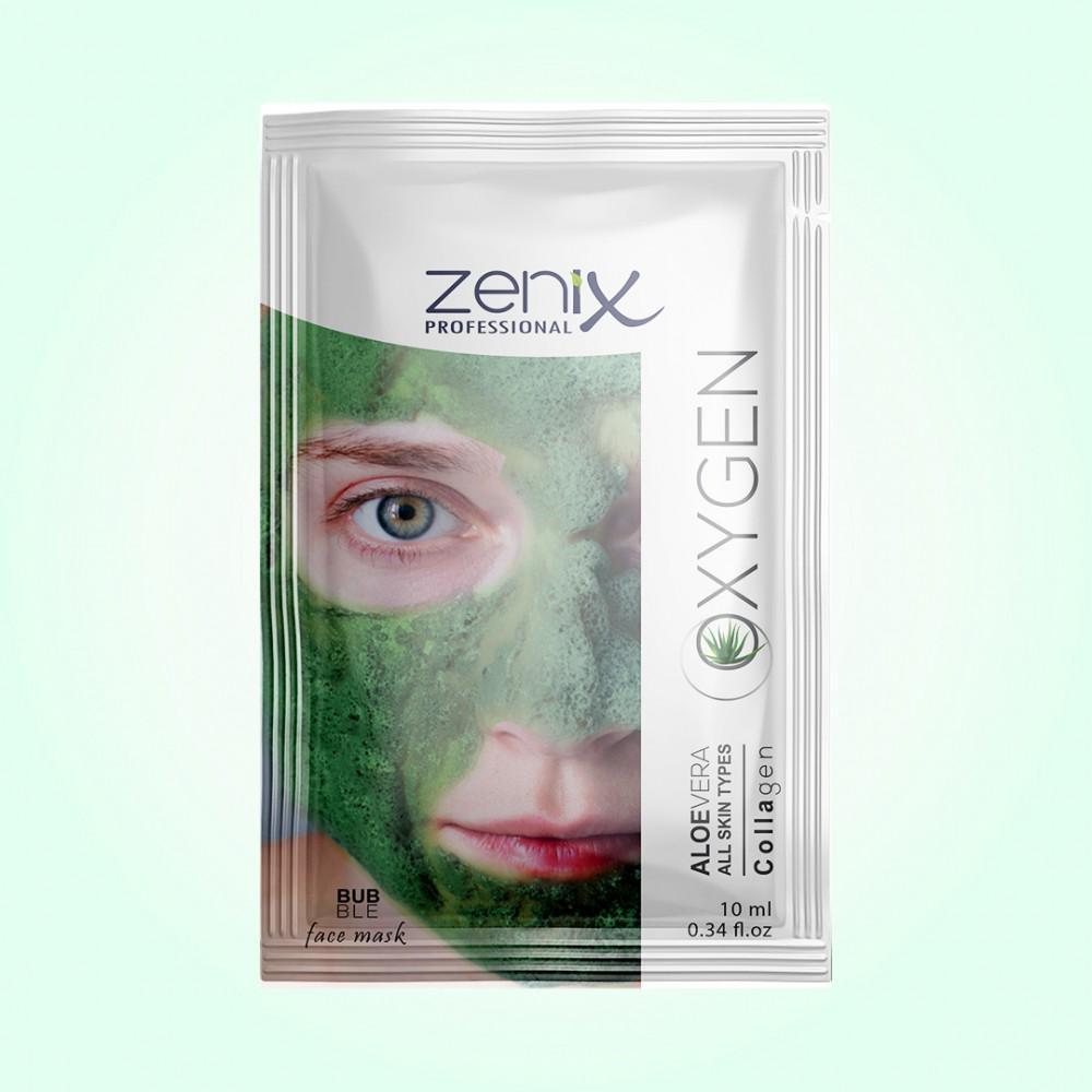 Zenix Oxygen Aloe Veralı Köpük Yüz Maskesi 10 ml
