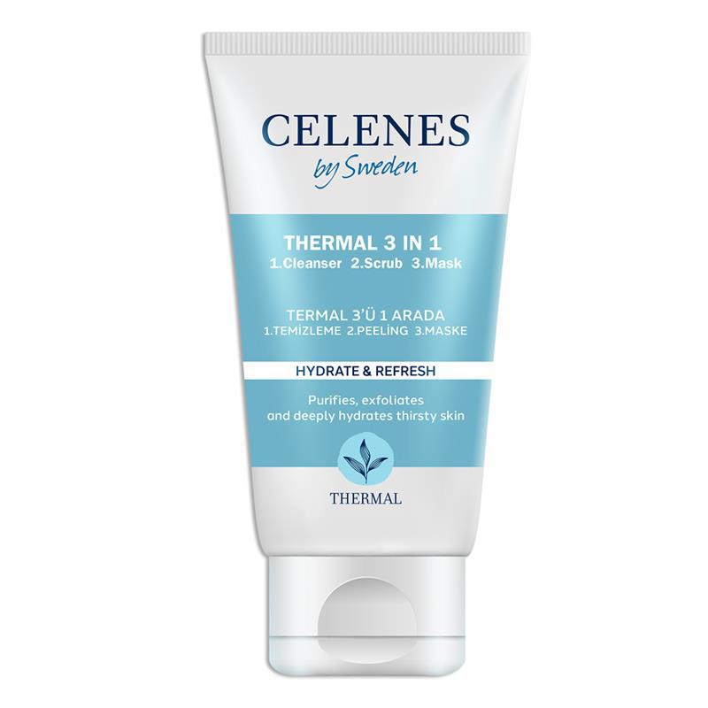 Celenes By Sweden Thermal 3'ü 1 Arada Krem Yüz Maskesi 150 ml
