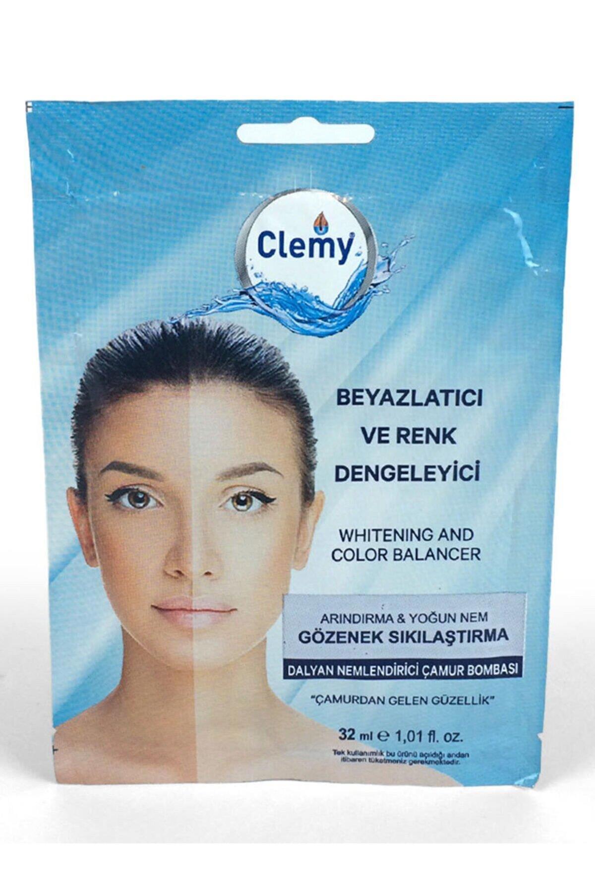 Clemy Dalyan Nemlendirici Çamur Bombası Krem Yüz Maskesi 32 ml