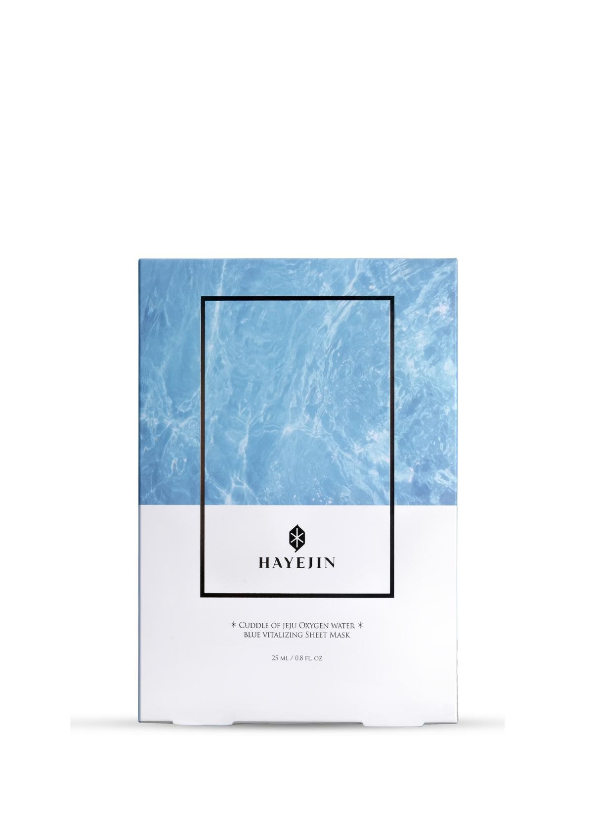 Hayejin Cuddle of Jeju Oxygen Water Kağıt Yüz Maskesi 5x25 ml