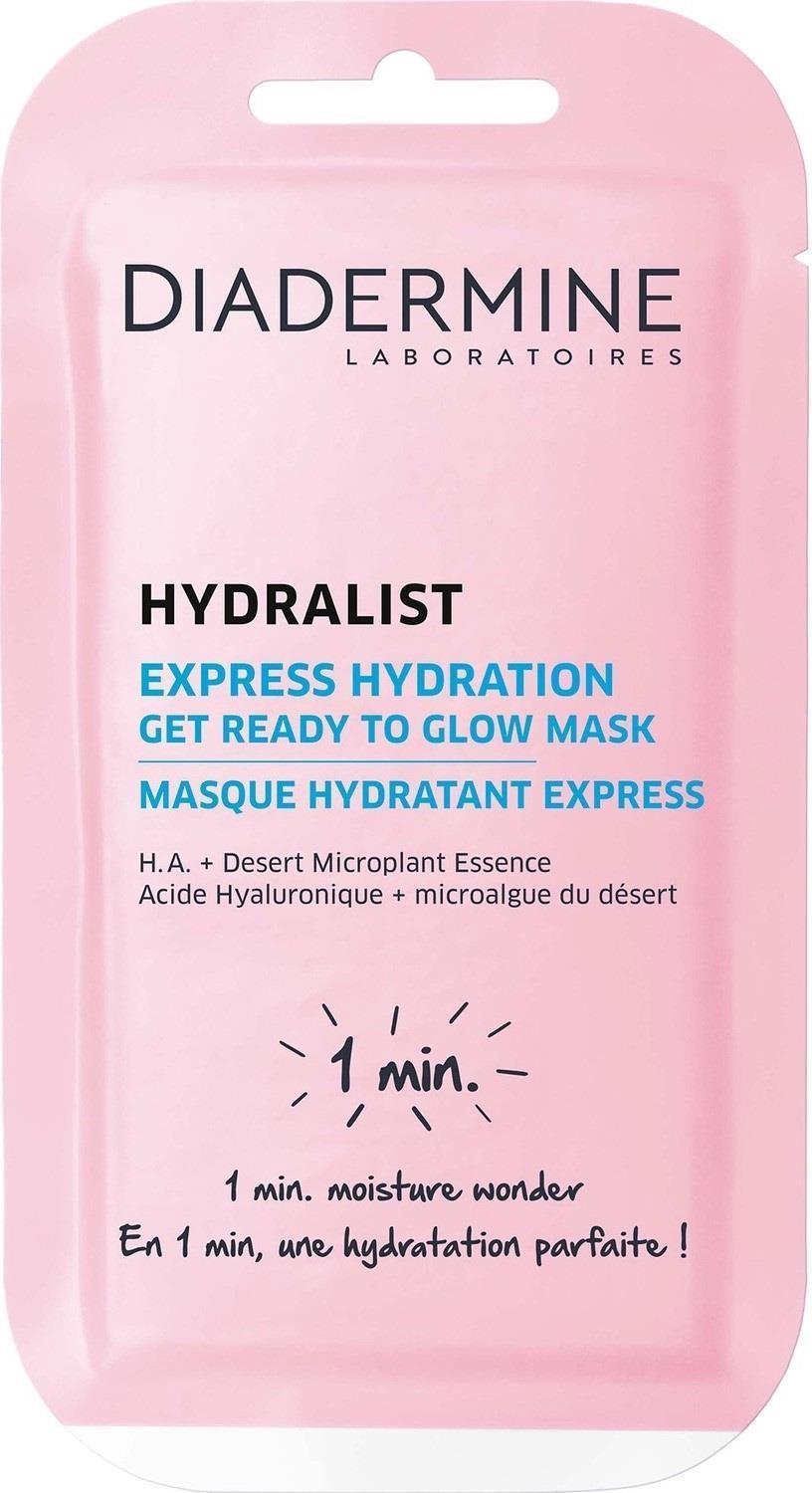 Diadermine Hydralist Express Nemlendirici Kağıt Yüz Maskesi 8 ml