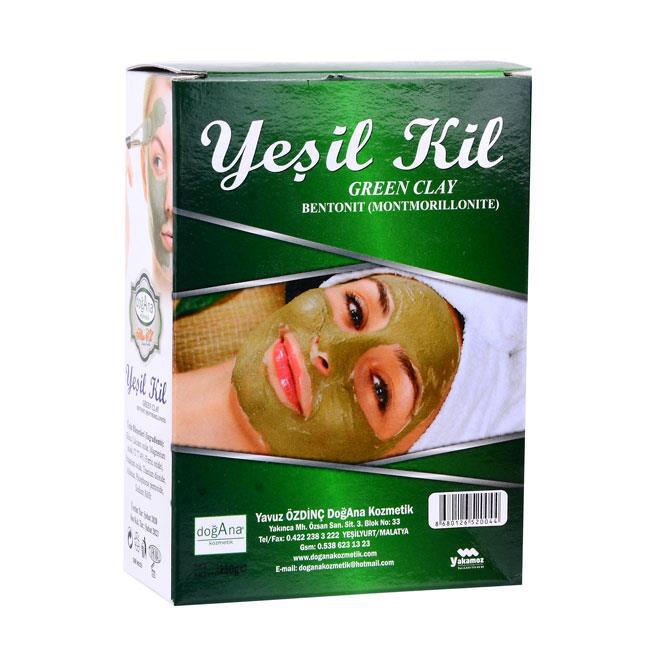 Doğana Yeşil Killi Toz Yüz Maskesi 200 gr