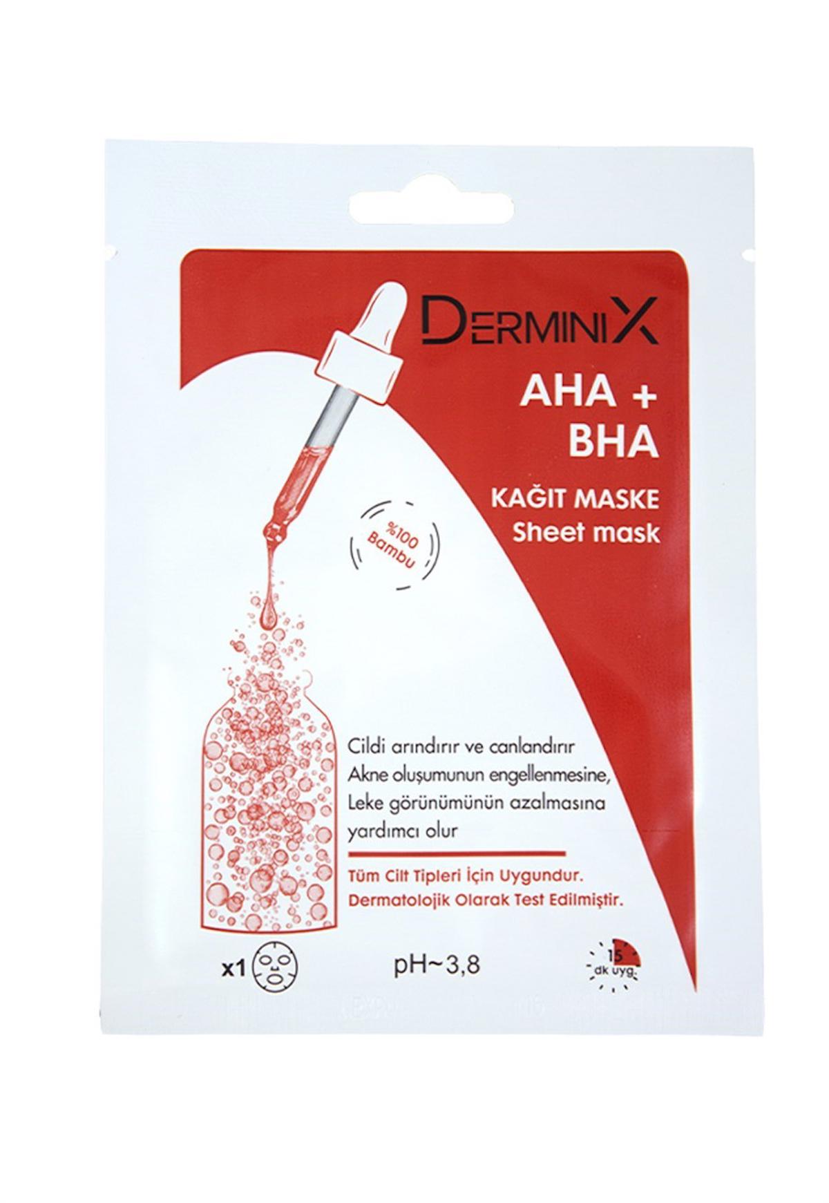 Derminix Kağıt Yüz Maskesi