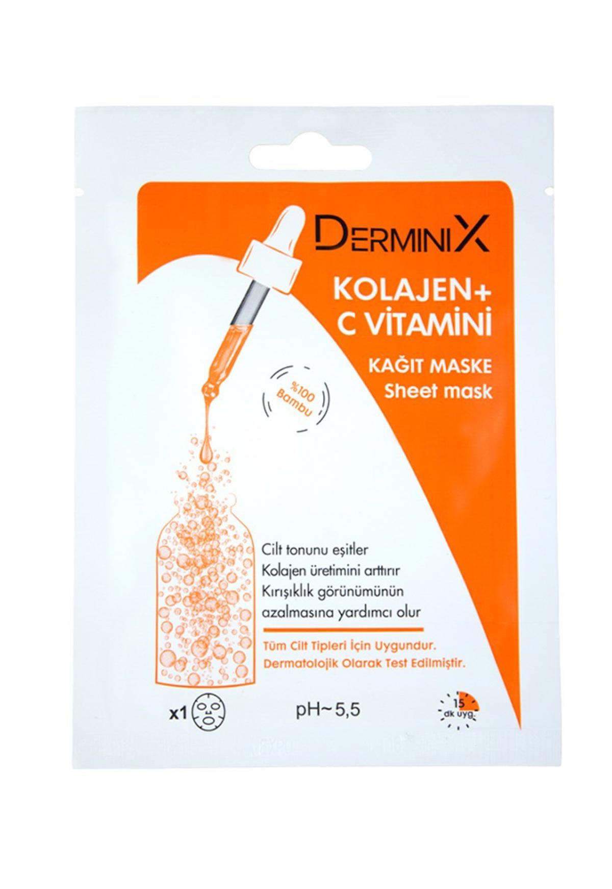 Derminix Kağıt Yüz Maskesi 1 Adet