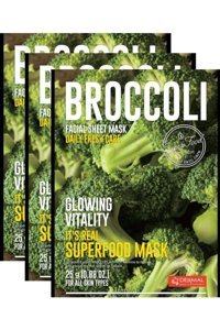 Dermal It's Real Superfood Brokoli Özlü Kağıt Yüz Maskesi 3x25 gr