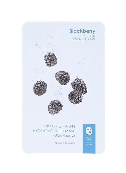 Miniso Energy Of Fruits Hydrating Sheet Blackberry Nemlendirici Kağıt Yüz Maskesi 25 gr