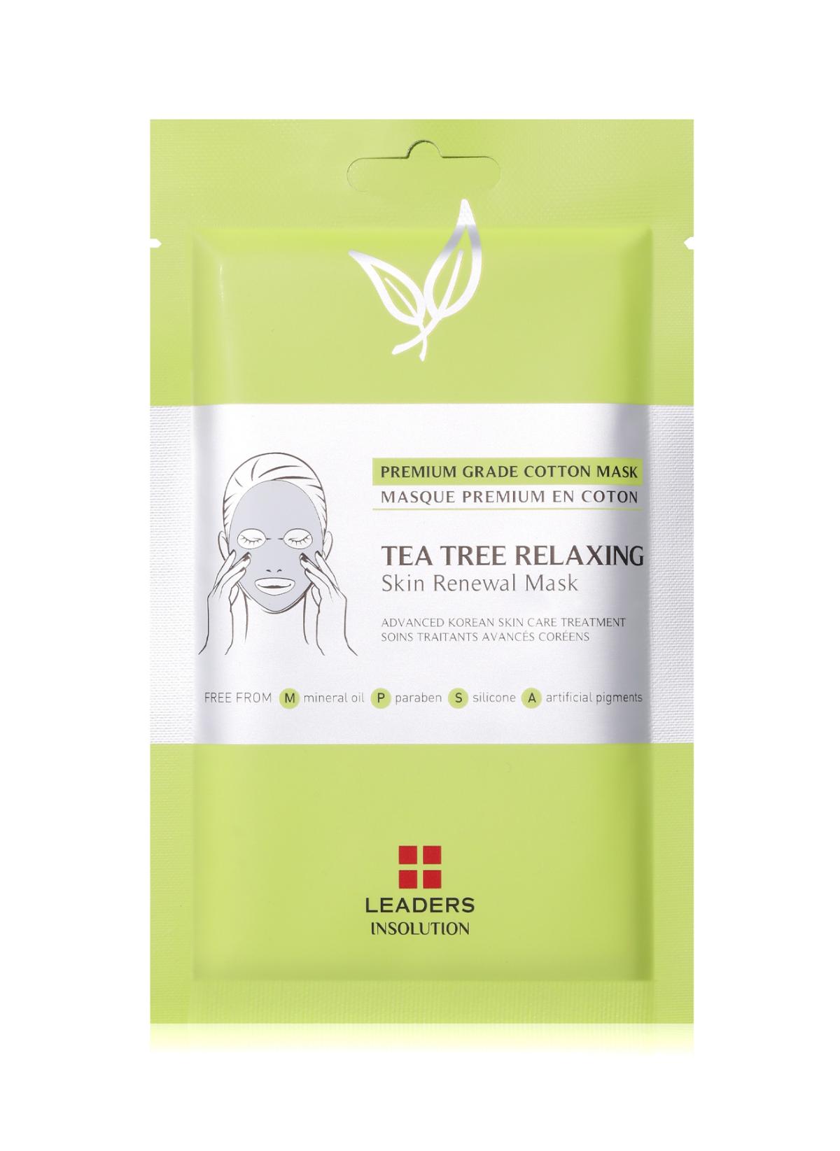 Leaders Tea Tree Relaxing Kağıt Yüz Maskesi 25 ml