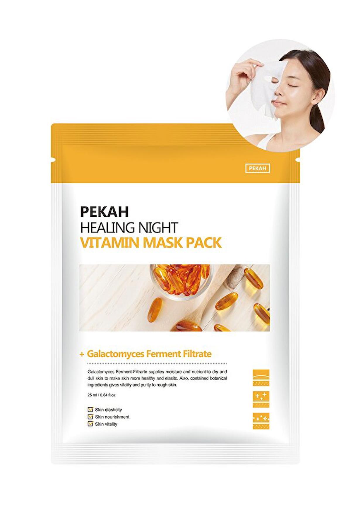 Pekah Healing Night Kağıt Yüz Maskesi 1 Adet