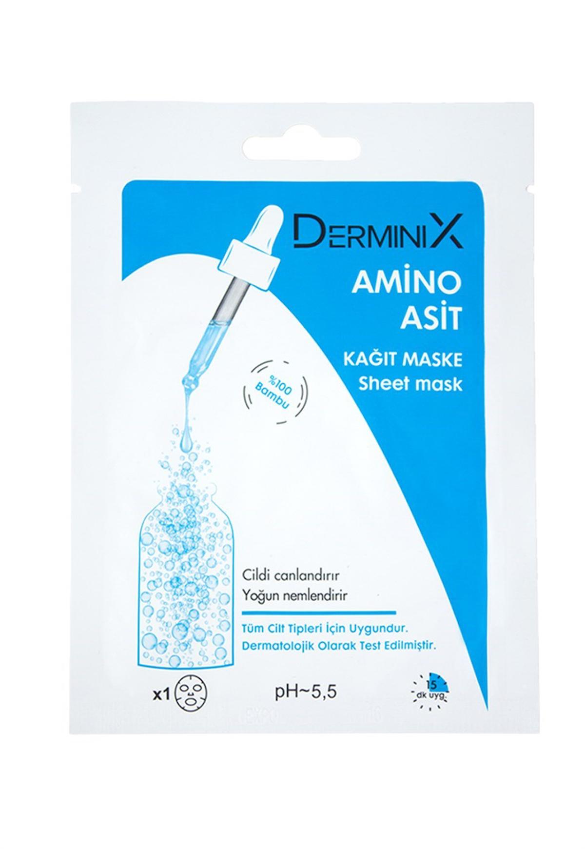 Derminix Nemlendirici Kağıt Yüz Maskesi 1 Adet