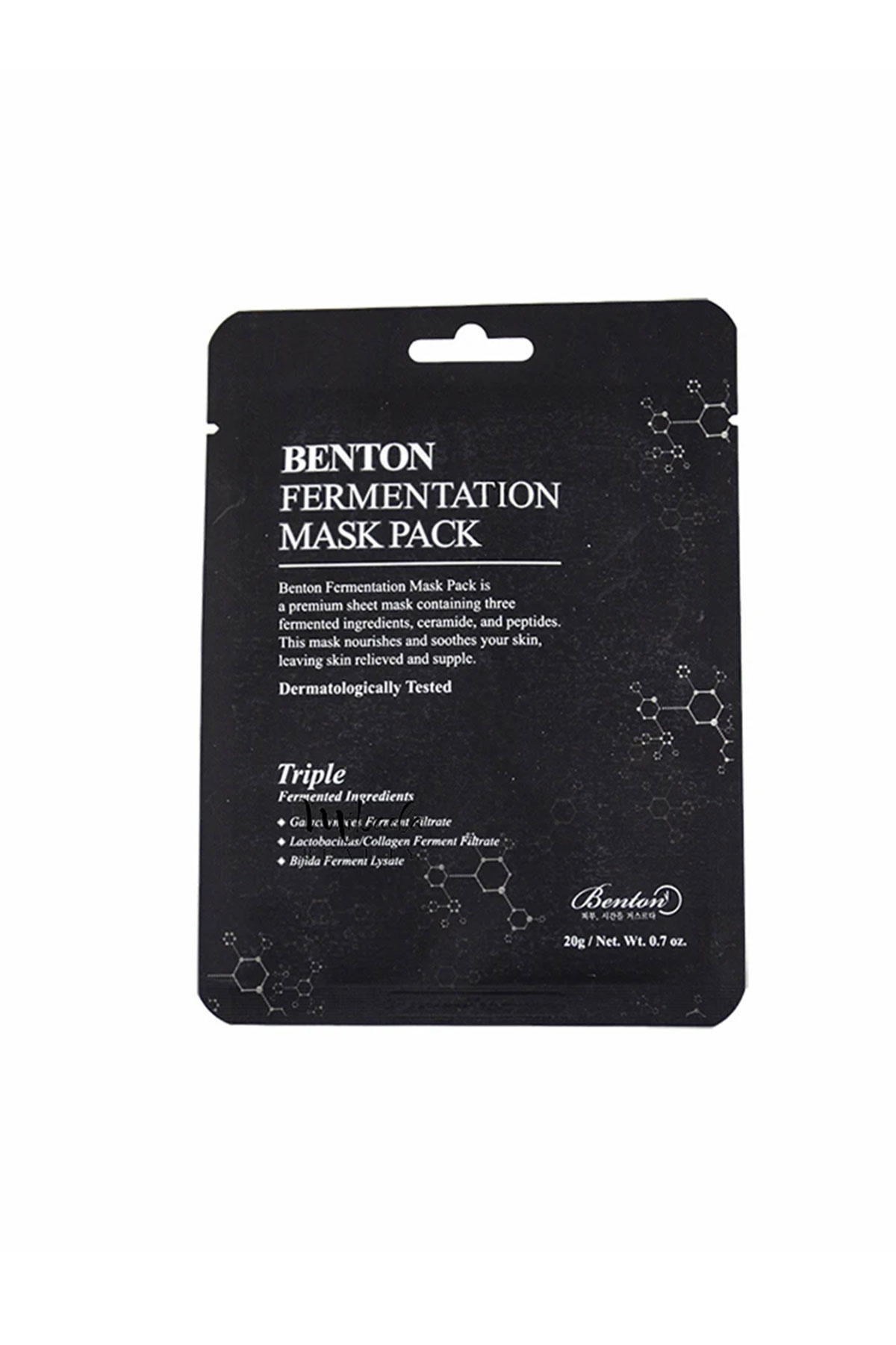 Benton Mask Pack Aydınlatıcı Kağıt Yüz Maskesi 20 gr
