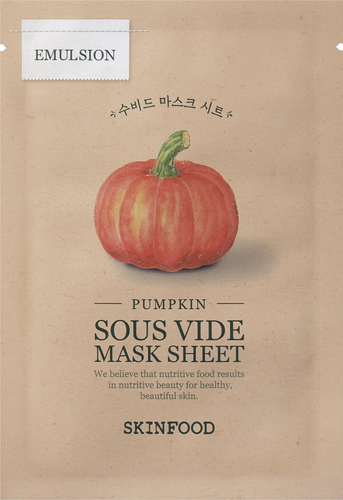 Skinfood Pumpkin Sous Vide Kağıt Yüz Maskesi 1 Adet