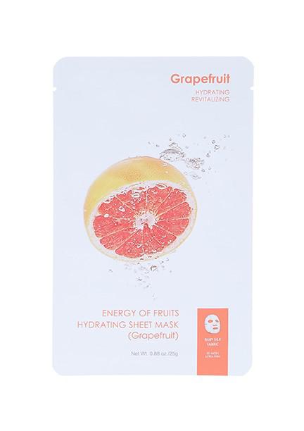 Miniso Energy Of Fruits Hydrating Sheet Greyfurt Nemlendirici Kağıt Yüz Maskesi 25 gr