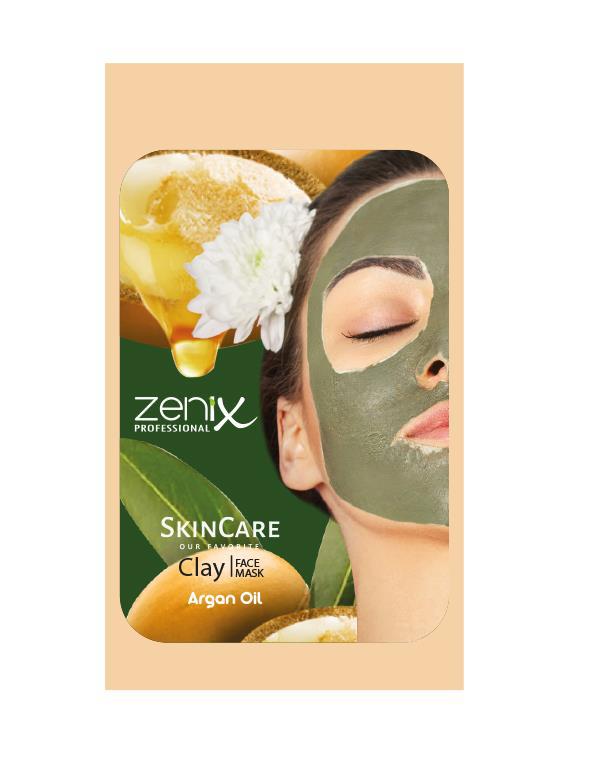 Zenix Clay Face Argan Arındırıcı Yüz Maskesi 20 gr