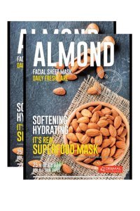 Dermal It's Real Superfood Badem Nemlendirici Kağıt Yüz Maskesi 2x25 gr