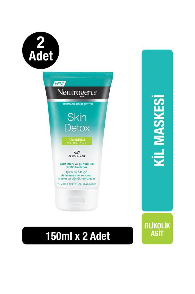 Neutrogena Skin Detox Killi Yüz Maskesi 2x150 ml