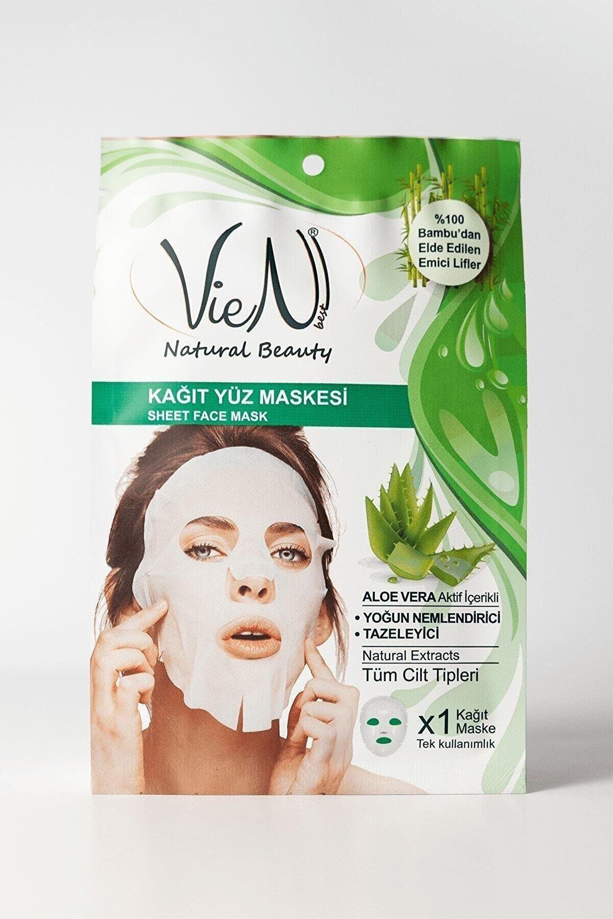 Viens Garden Aloe Veralı Nemlendirici Kağıt Yüz Maskesi 1 Adet