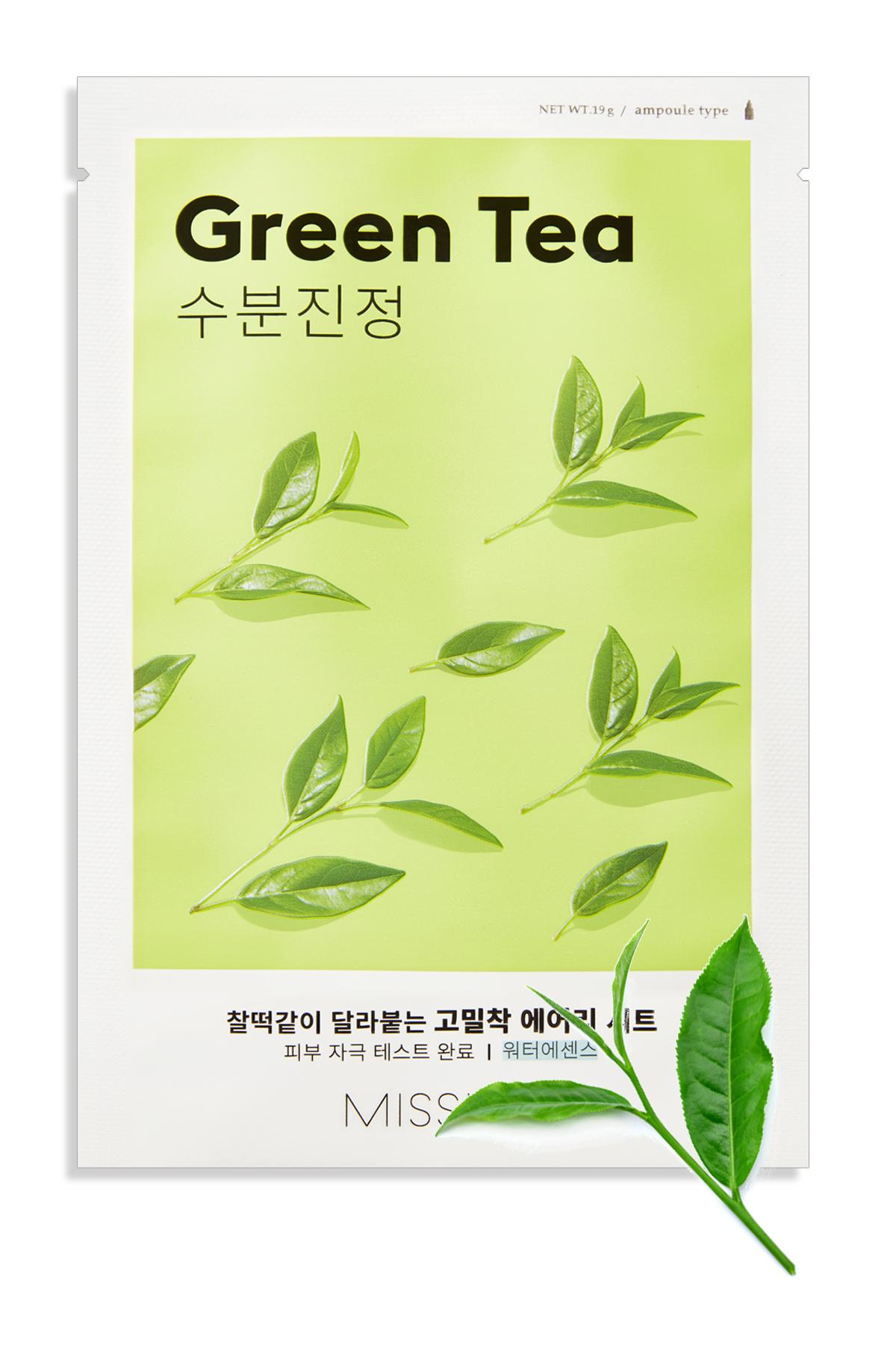 Missha Green Tea Nemlendirici Kağıt Yüz Maskesi 1 Adet