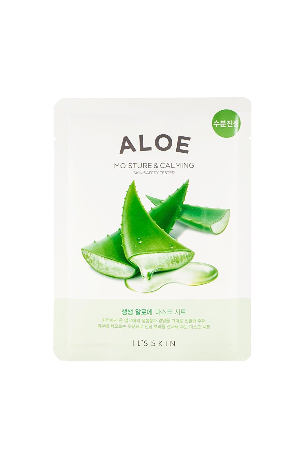 It’s Skin Aloe Aloe Veralı Nemlendirici Kağıt Yüz Maskesi 1 Adet