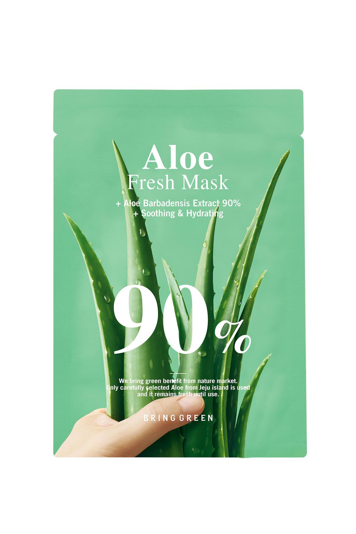 Bring Green Fresh Aloe Veralı Nemlendirici Kağıt Yüz Maskesi 1 Adet