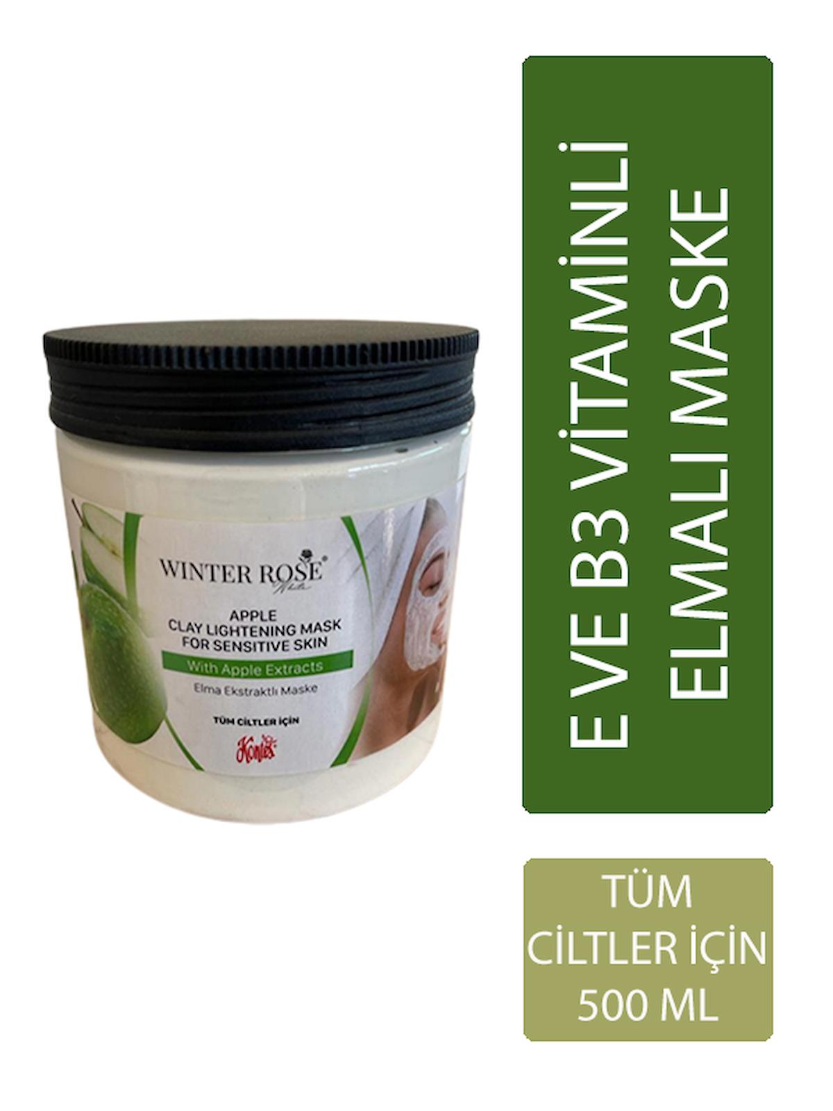 Winter Rose Clay Lightening Elma Özlü Yüz Maskesi 500 gr