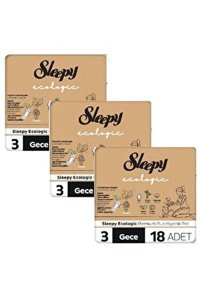 Sleepy Ecologic Premium Plus Organik İnce 54'lü Hijyenik Ped 1 Adet