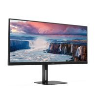 AOC U34V5C/BK 100 Hz 1 ms 34 inç UWQHD VA Hoparlörlü HDMI Freesync 3440 x 1440 px LED Oyuncu Monitör
