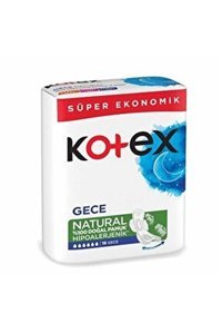 Kotex Natural Organik İnce 16'lı Hijyenik Ped 6 Adet