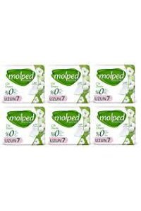 Molped Pure & Soft Organik İnce 7'li Hijyenik Ped 6 Adet
