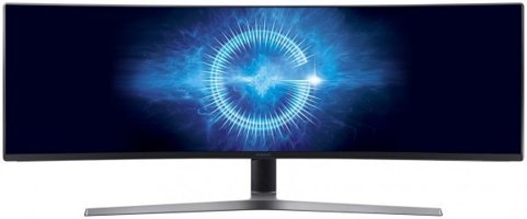 Samsung LC49HG90DMMXUF 144 Hz 1 ms 48.9 inç DFHD Kavisli Ekran Kavisli Ekran VA HDMI Freesync 3840 x 1080 px LED Oyuncu Monitör
