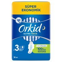 Orkid Ultra Extra İnce 18'li Hijyenik Ped 4 Adet