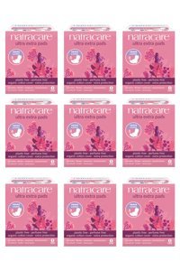 Natracare Organik İnce 8'li Hijyenik Ped 9 Adet