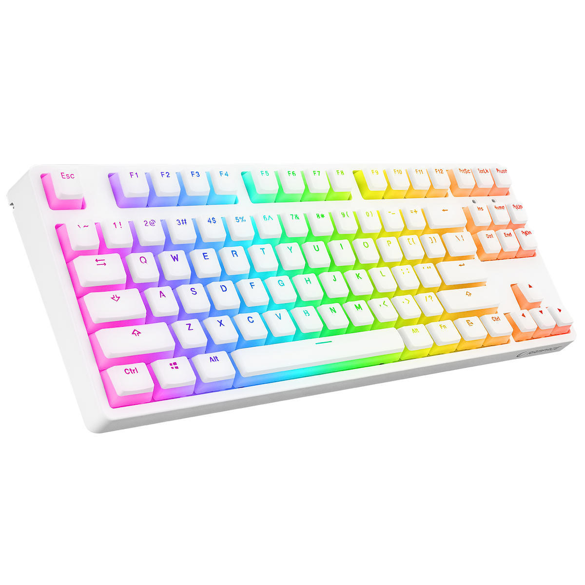 Rampage KB-R136 Türkçe RGB 104 Tuşlu Brown Switch Kablolu Beyaz Gaming Klavye