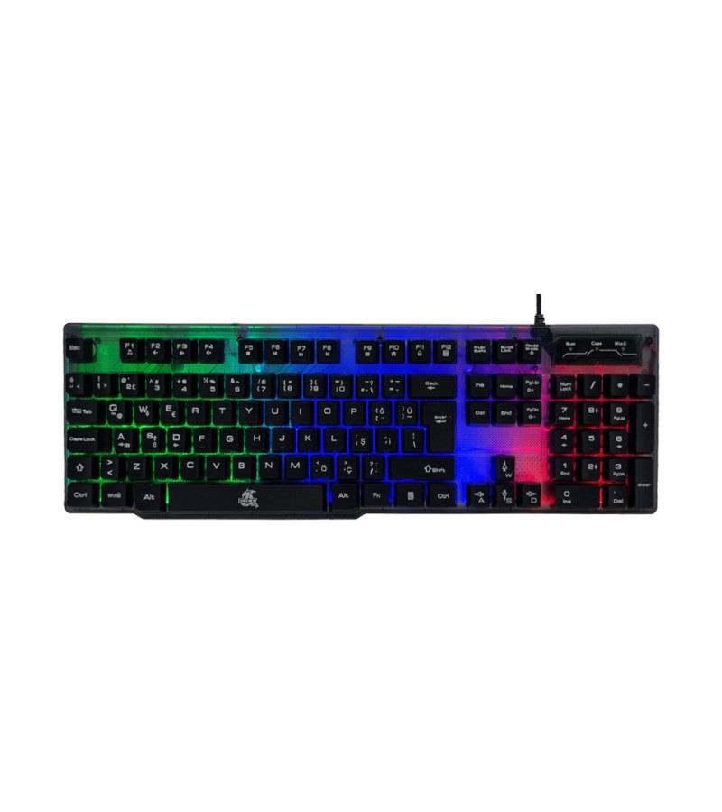 Dexim G21 Türkçe Q 104 Tuşlu Kablolu Siyah Gaming Klavye